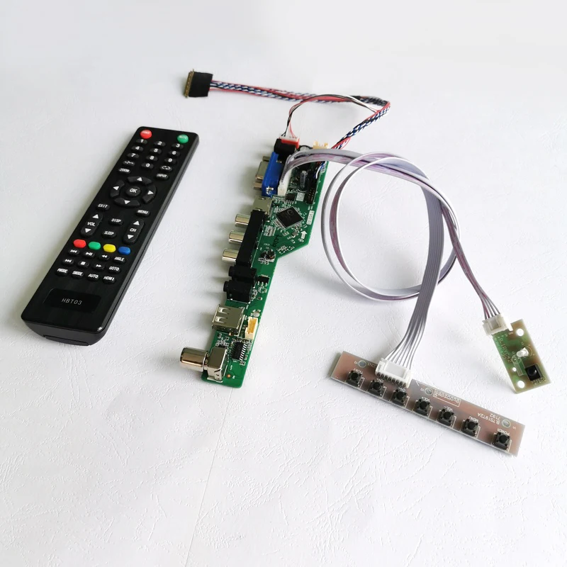 For LP156WF1/LP156WFC Audio VGA USB RF Remote Notebook PC 15.6" 1920*1080 LVDS 40Pin WLED Display Controller Drive Card Kit
For LP156WF1/LP156WFC Audio VGA USB RF Remote Notebook PC 15.6" 1920*1080 LVDS 40Pin WLED Display Controller Drive Card Kit