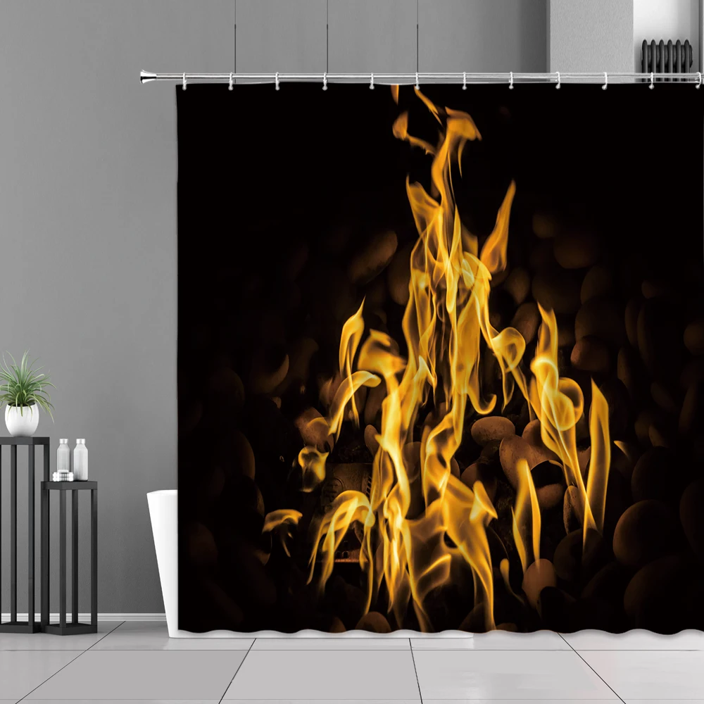 Flame Dancing Beauty Tiger Head Shower Curtain Bathroom Screen Curtains Bathtub Accessories Home Decoration Polyester Waterproof
Flame Dancing Beauty Tiger Head Shower Curtain Bathroom Screen Curtains Bathtub Accessories Home Decoration Polyester Waterproof