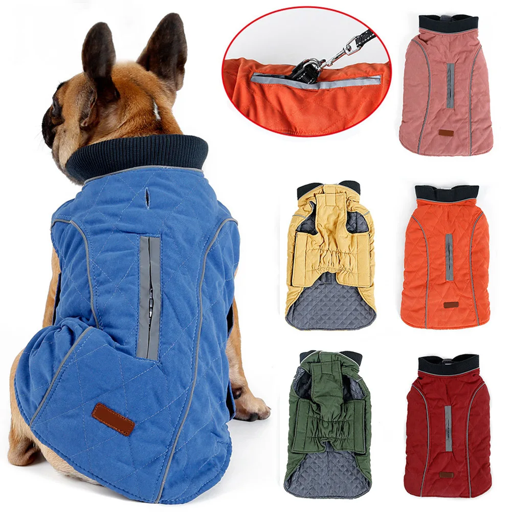 Pet Dogs Vest Jacket with Harness Zipper Cold Weather Outfit Apparel Reversible Coat Reflective Sweater For Small Large Dogs
Pet Dogs Vest Jacket with Harness Zipper Cold Weather Outfit Apparel Reversible Coat Reflective Sweater For Small Large Dogs