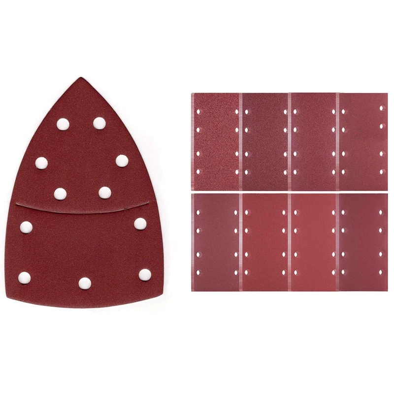 120x Hook and Loop Sanding Sheets 105 x 152 mm Grit & 40 Pcs Sanding Sheets Hook and Loop Sander Pads Assorted
120x Hook and Loop Sanding Sheets 105 x 152 mm Grit & 40 Pcs Sanding Sheets Hook and Loop Sander Pads Assorted