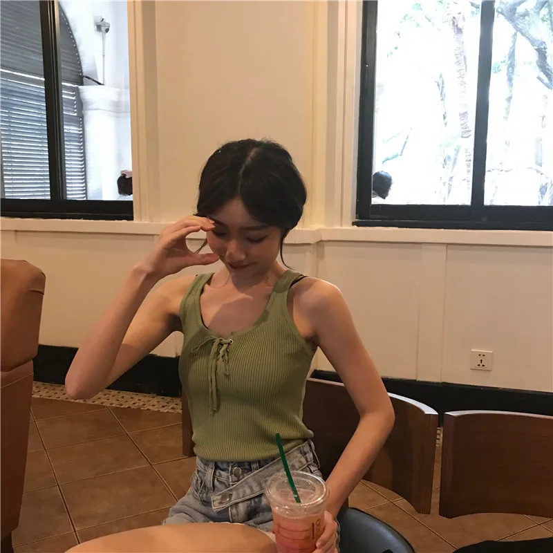 knitted sweet Korean style off shoulder Tanks new summer ladies tops Women's Clothing high quality fashion brand ladies tops
knitted sweet Korean style off shoulder Tanks new summer ladies tops Women's Clothing high quality fashion brand ladies tops