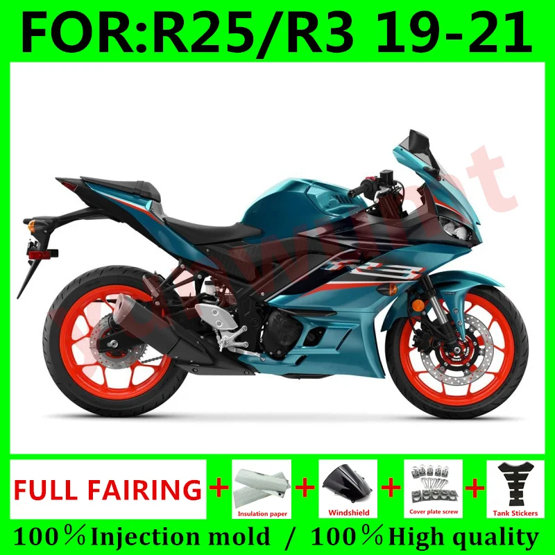 Новый комплект обтекателей для мотоцикла ABS для Yamaha YZF R3 2019 2020 YZF R25 R3 19 20 21 обтекатель для кузова синий черный
Новый комплект обтекателей для мотоцикла ABS для Yamaha YZF R3 2019 2020 YZF R25 R3 19 20 21 обтекатель для кузова синий черный