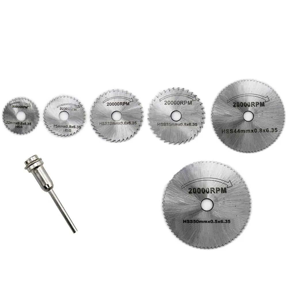 7pcs Circular Saw HSS Rotary Blade Cutting Rod Drill Cutter Power Tools Drill Fit Rotary Tool Household Tools
7pcs Circular Saw HSS Rotary Blade Cutting Rod Drill Cutter Power Tools Drill Fit Rotary Tool Household Tools
