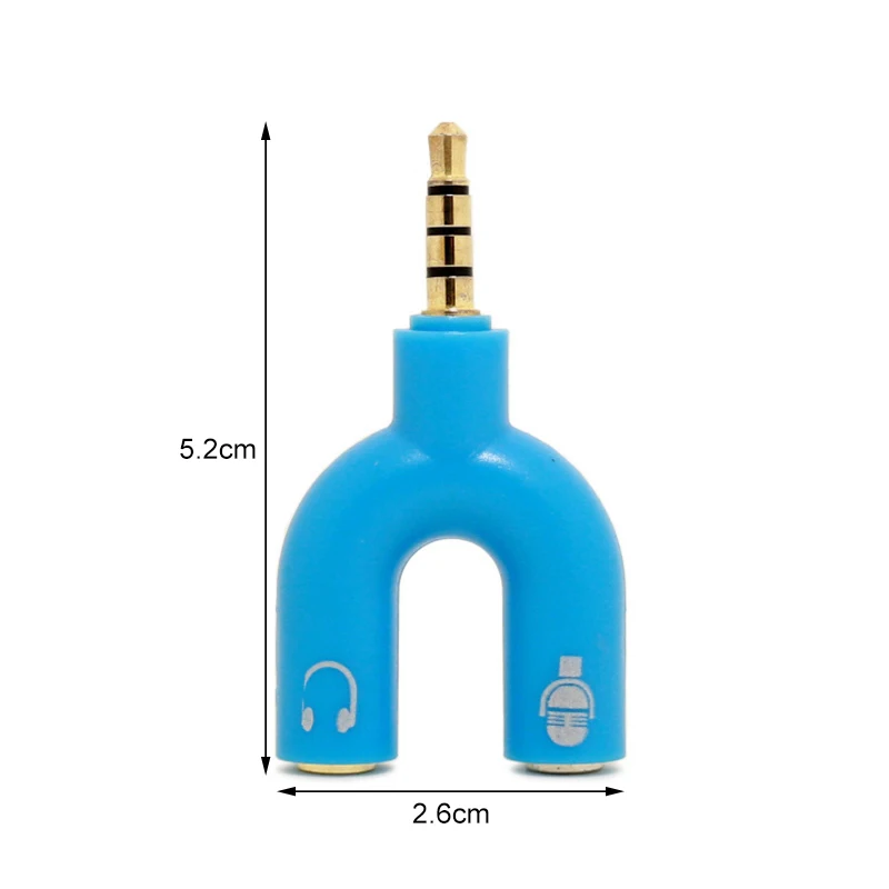 U-shaped Audio Splitter 3.5mm 1 To 2 Audio Adapter Stereo Splitter Audio To Mic & Headset For IPhone Laptop MP3 Headphone
U-shaped Audio Splitter 3.5mm 1 To 2 Audio Adapter Stereo Splitter Audio To Mic & Headset For IPhone Laptop MP3 Headphone