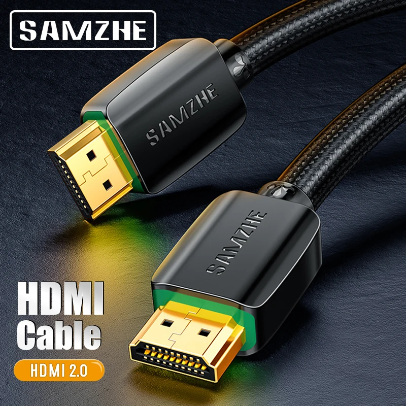 SAMZHE 4K 60HZ 2 0 HDMI удлинитель разветвитель кабеля для переключатель телевизора