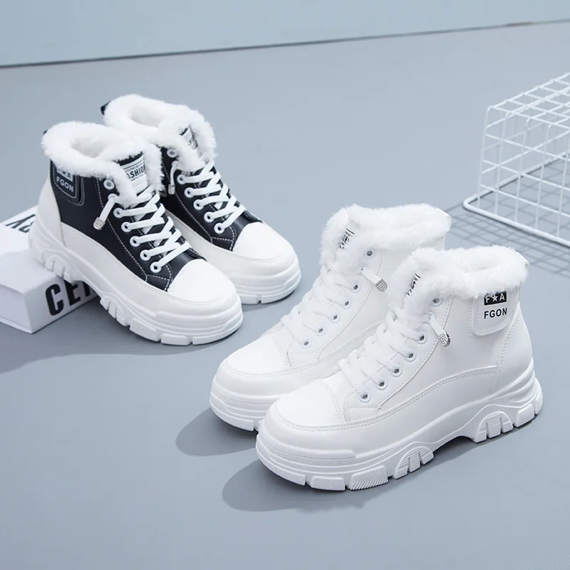 LEOSOXS Winter Women High Top Sneakers 2021 New Woman Faux Fur Warm Casual Shoes Female Platform Sport Shoes Zapatillas Mujer
LEOSOXS Winter Women High Top Sneakers 2021 New Woman Faux Fur Warm Casual Shoes Female Platform Sport Shoes Zapatillas Mujer