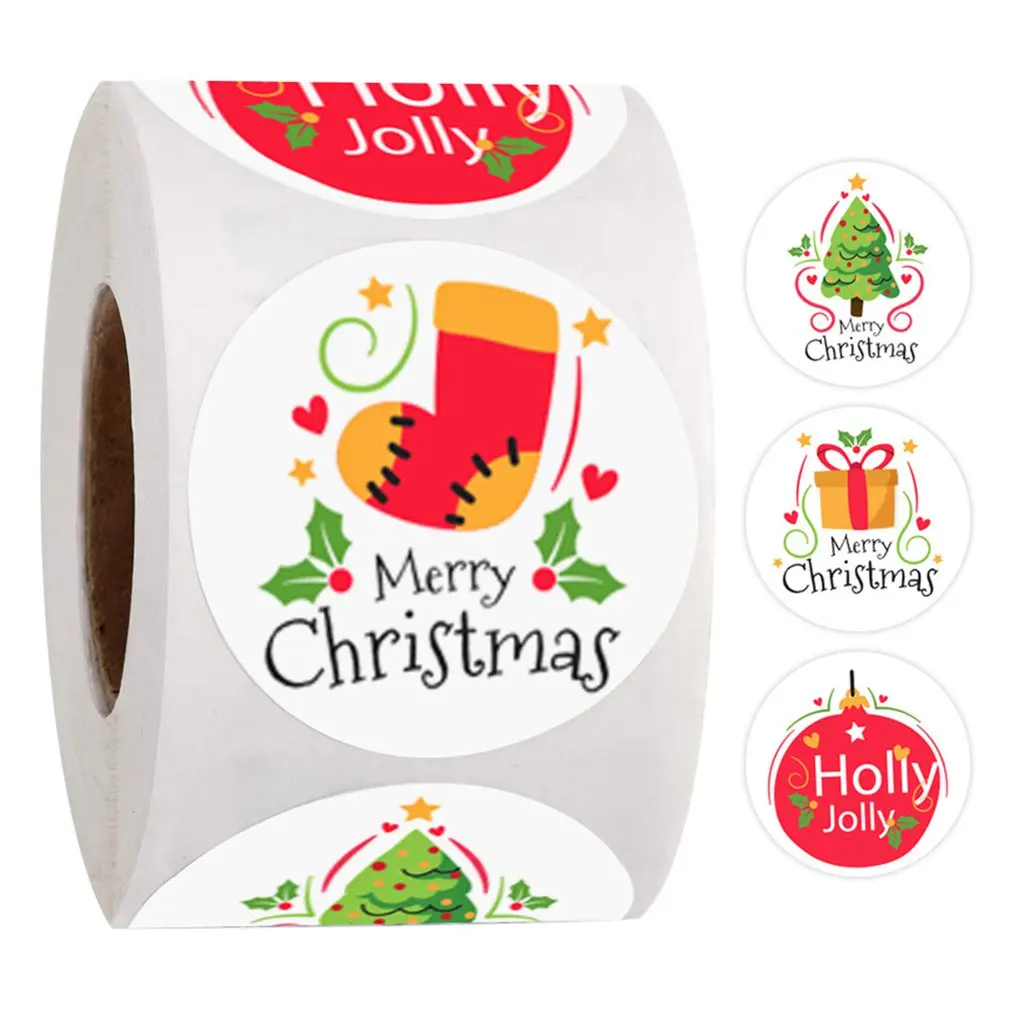 500Pcs/Roll Merry Christmas Sticker Colorful Cartoon Pattern with Words Sticker Scrapbooking for Christmas Decoration Sticker
500Pcs/Roll Merry Christmas Sticker Colorful Cartoon Pattern with Words Sticker Scrapbooking for Christmas Decoration Sticker