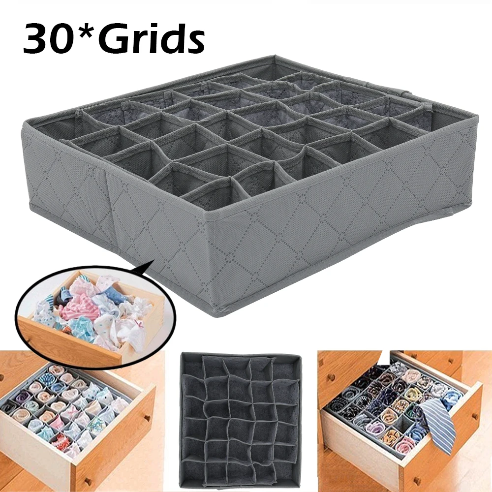 Складные органайзеры для нижнего белья AA, разделители для шкафа, органайзер для хранения одежды, коробка для бюстгальтеров, шарфов, галстук...
Складные органайзеры для нижнего белья AA, разделители для шкафа, органайзер для хранения одежды, коробка для бюстгальтеров, шарфов, галстук...