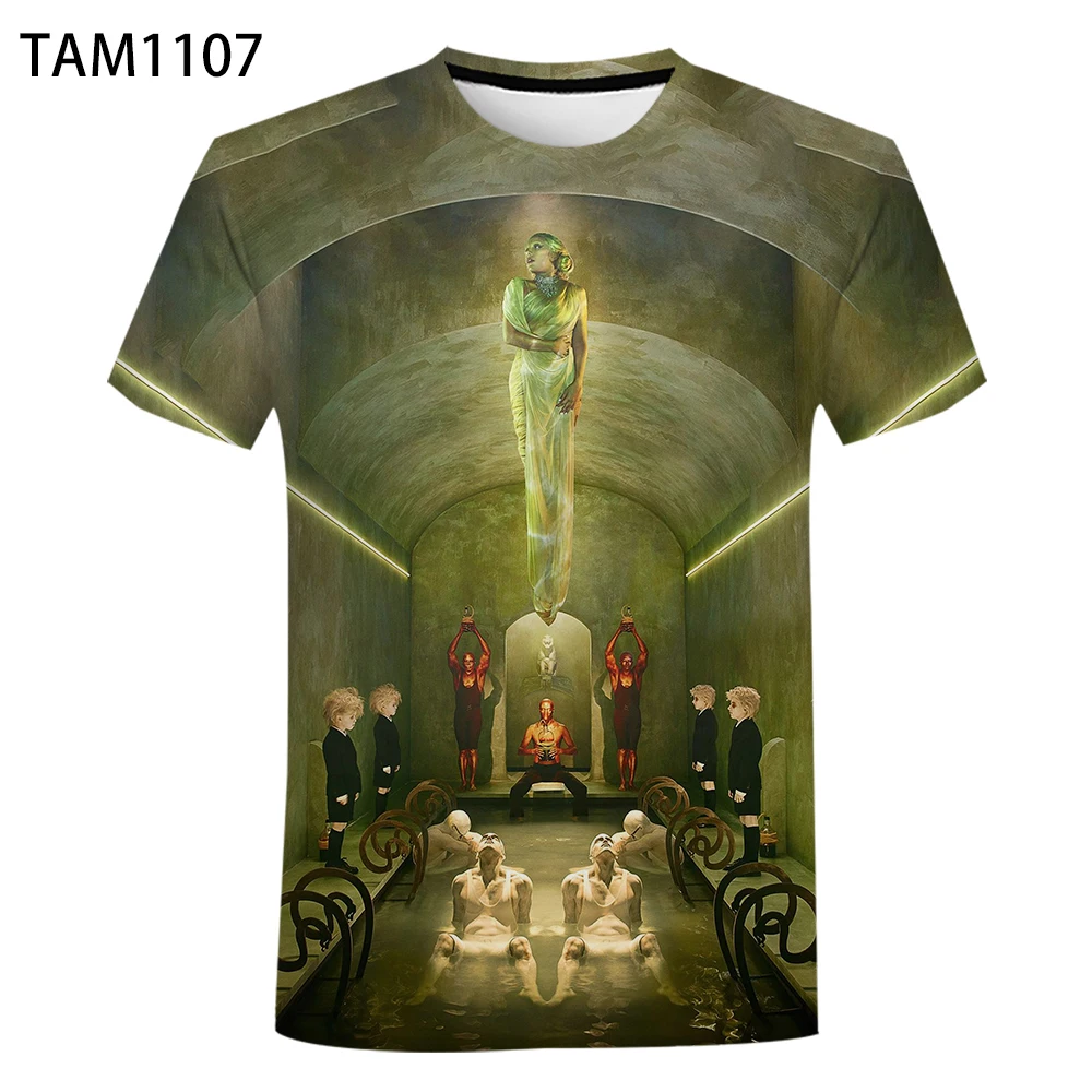 American Horror Story 2021 Summer New 3D Printing Couple Same Creative Versatile T-Shirt Casual Short Sleeve Children's Street
American Horror Story 2021 Summer New 3D Printing Couple Same Creative Versatile T-Shirt Casual Short Sleeve Children's Street