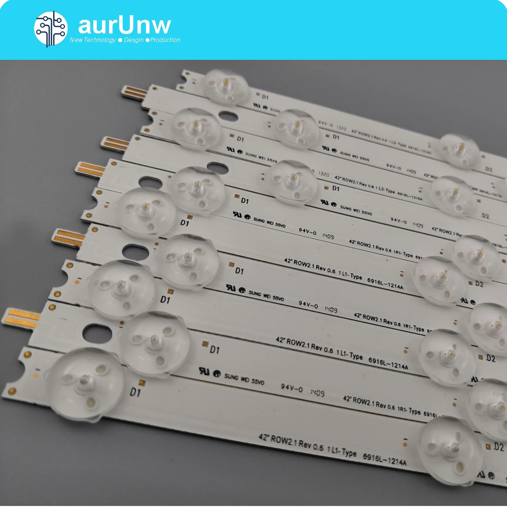 10 шт./партия СВЕТОДИОДНЫЙ подсветка полосы для LG 42LA620S 42LN570S 42LN5400 42LN5700 6916L-1214A 6916L-1215A 6916L-1216A 6916L-1217A
10 шт./партия СВЕТОДИОДНЫЙ подсветка полосы для LG 42LA620S 42LN570S 42LN5400 42LN5700 6916L-1214A 6916L-1215A 6916L-1216A 6916L-1217A