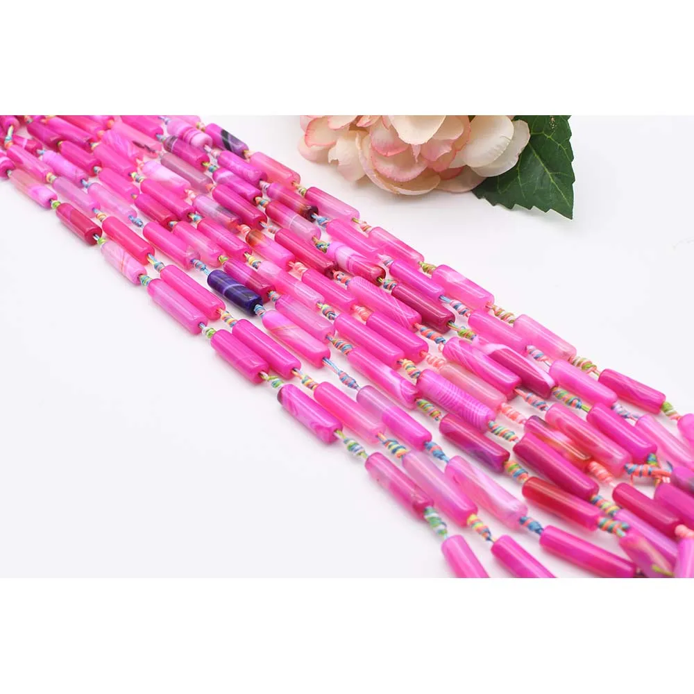 2strands/lot 30mm Natural Smooth Fresh pink cylindrical Agate stone beads For DIY Bracelet Necklace Jewelry Making Strand 15"
2strands/lot 30mm Natural Smooth Fresh pink cylindrical Agate stone beads For DIY Bracelet Necklace Jewelry Making Strand 15"