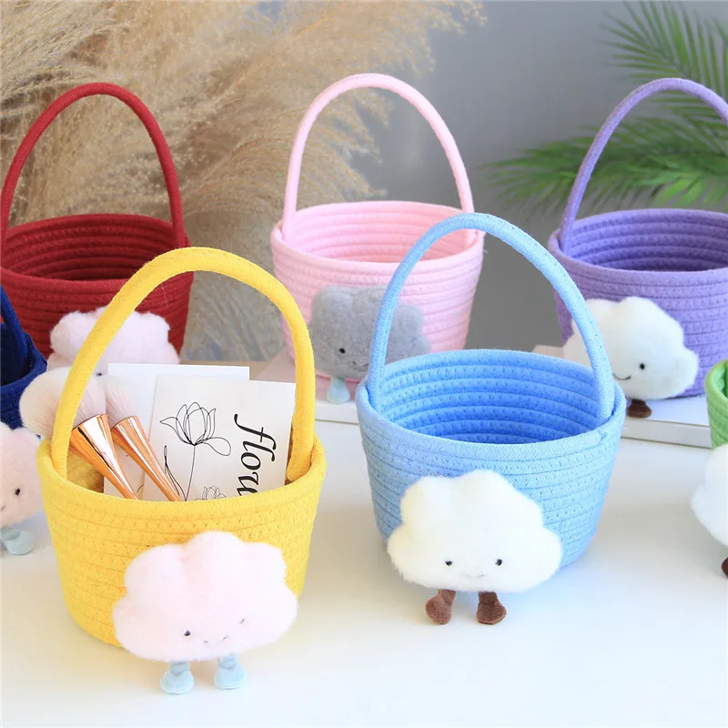 Handmade Cotton Rope Woven Storage Basket Children Baby Toys Kids Room Cabinet Laundry Baskets Home Desktop Small Organizer Box
Handmade Cotton Rope Woven Storage Basket Children Baby Toys Kids Room Cabinet Laundry Baskets Home Desktop Small Organizer Box