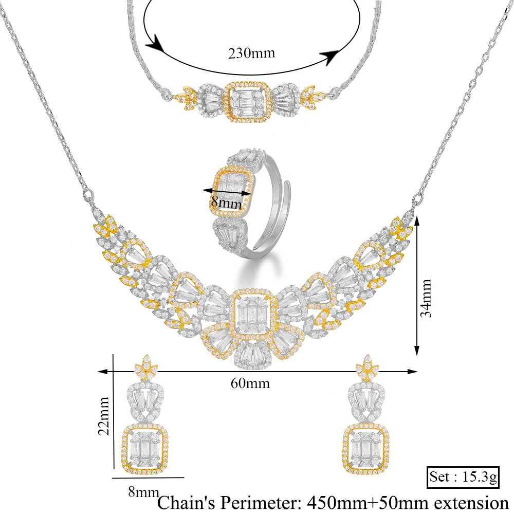 KellyBola Lady Fashion Luxury Jewelry Set Wedding Engagement 4-piece Set Exquisite Jewelry Banquet Jewelry Accessories 2021
KellyBola Lady Fashion Luxury Jewelry Set Wedding Engagement 4-piece Set Exquisite Jewelry Banquet Jewelry Accessories 2021