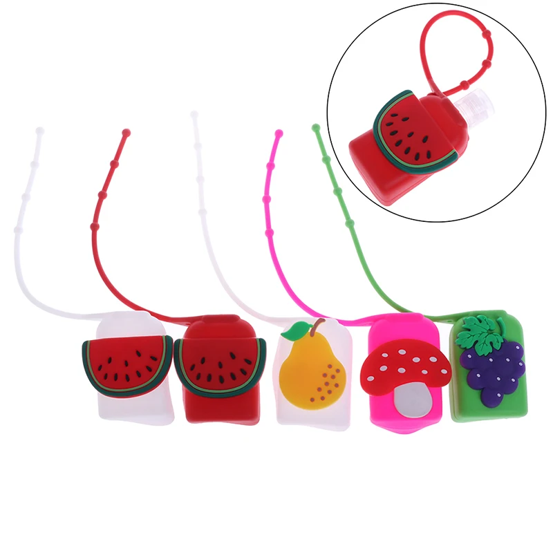 30ml Silicone Hand Sanitizer Cover 1Pc Random Style Cartoon Fruit Mini Portable Traveling Refillable Bottle
30ml Silicone Hand Sanitizer Cover 1Pc Random Style Cartoon Fruit Mini Portable Traveling Refillable Bottle