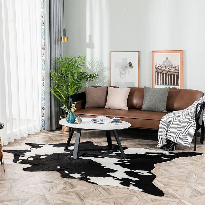 Simulation Cow Carpet Modern Style Irregular Rug for Bedroom Living Room Home Floor TN88
Simulation Cow Carpet Modern Style Irregular Rug for Bedroom Living Room Home Floor TN88