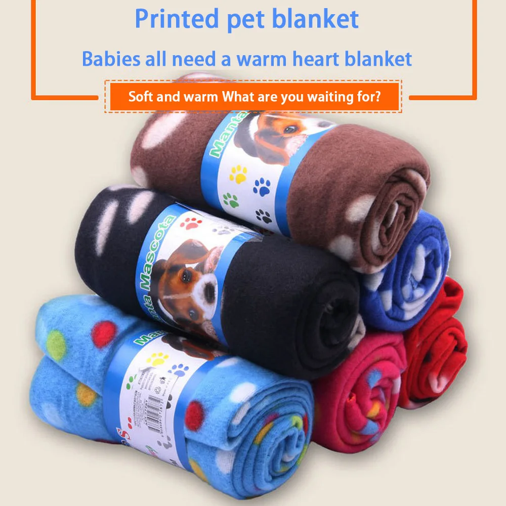 Pet Blanket Dog Cat Soft Fleece Blankets Sleep Mat Pad Bed Cover with Paw Print for Kitten Puppy Small Animals Mattress Blanket
Pet Blanket Dog Cat Soft Fleece Blankets Sleep Mat Pad Bed Cover with Paw Print for Kitten Puppy Small Animals Mattress Blanket