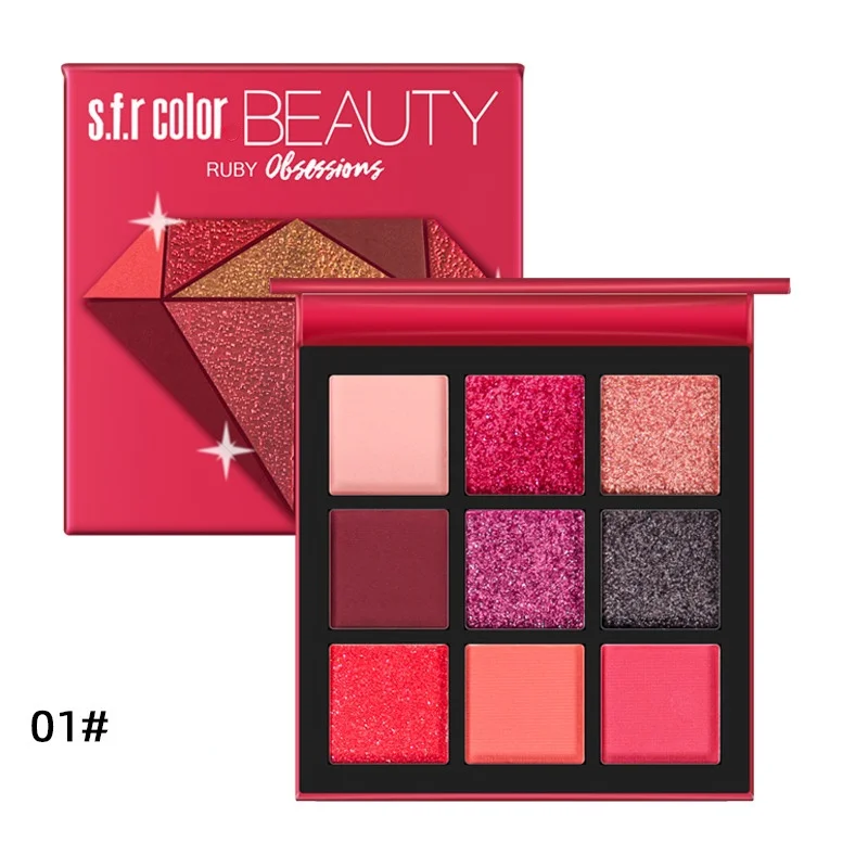 9 Colors Glitter Eyeshadow Makeup Pallete Matte Eye Shadow Palette Shimmer And Shine Diamond Eyeshadow Powder Pigment Cosmetics
9 Colors Glitter Eyeshadow Makeup Pallete Matte Eye Shadow Palette Shimmer And Shine Diamond Eyeshadow Powder Pigment Cosmetics