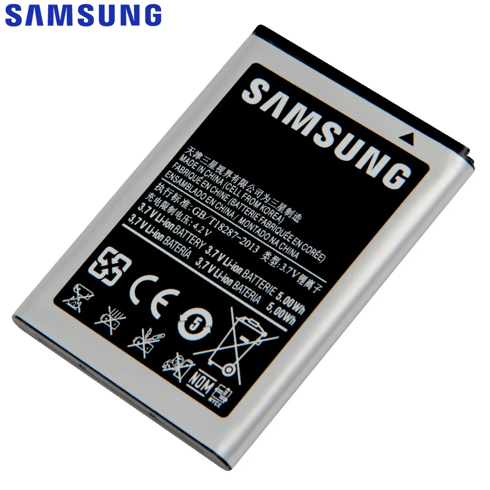 Оригинал Samsung запасная батарея для Galaxy Ace S5830 i569 I579 S5670 S7250D GT S6102 S6818 S5660 EB494358VU 1350 мА