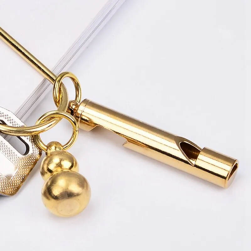 Multifunction Whistle Bottle Opener Outdoor Tool Camping Hiking Hunting Survival Whistle Keychain Mini Warning Speaker Golden
Multifunction Whistle Bottle Opener Outdoor Tool Camping Hiking Hunting Survival Whistle Keychain Mini Warning Speaker Golden