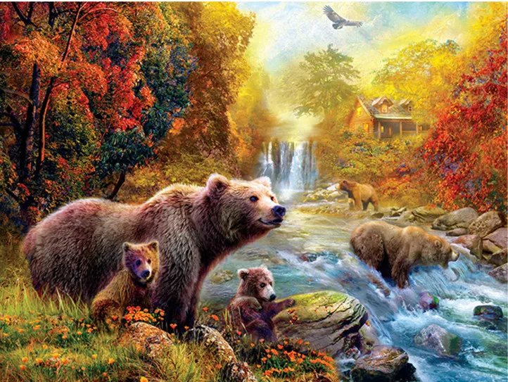 Ручная работа с животными Bear by the Stream, наборы для вышивки крестиком, стильная вышивка, ремесла, искусство 14 карат, сделай сам, декор ручной раб...
Ручная работа с животными Bear by the Stream, наборы для вышивки крестиком, стильная вышивка, ремесла, искусство 14 карат, сделай сам, декор ручной раб...