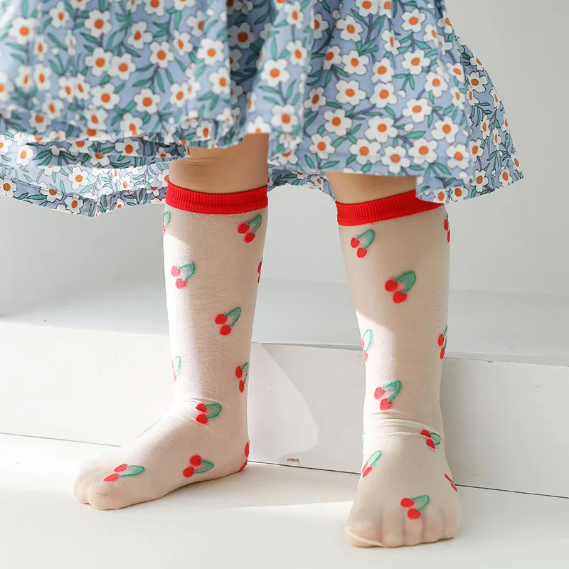Summer Thin Glass Silk Mesh Long Socks Children Girl Fashion Breathable Fruit Candy Color Mosquito-Resistant Floor Socks 3-8T
Summer Thin Glass Silk Mesh Long Socks Children Girl Fashion Breathable Fruit Candy Color Mosquito-Resistant Floor Socks 3-8T
