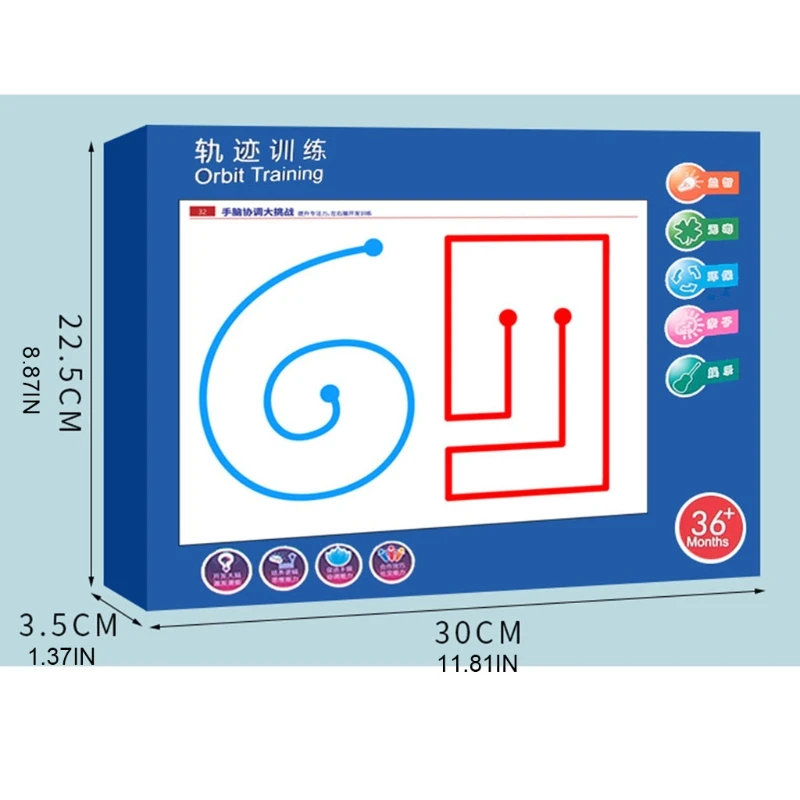 Wooden Draw Brain Training Preschool Left Right Brain Training Pad Drawing Supplies with Interest Orbit Training A2UB
Wooden Draw Brain Training Preschool Left Right Brain Training Pad Drawing Supplies with Interest Orbit Training A2UB
