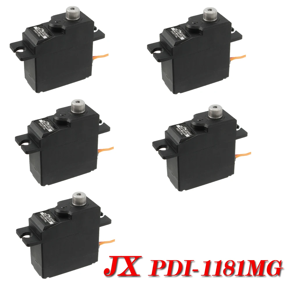 5 шт. JX Servo PDI-1181MG металлический сервопривод 18g цифровой Core Servo Для RC автомобиль 1/16 игрушка аксессуар
5 шт. JX Servo PDI-1181MG металлический сервопривод 18g цифровой Core Servo Для RC автомобиль 1/16 игрушка аксессуар