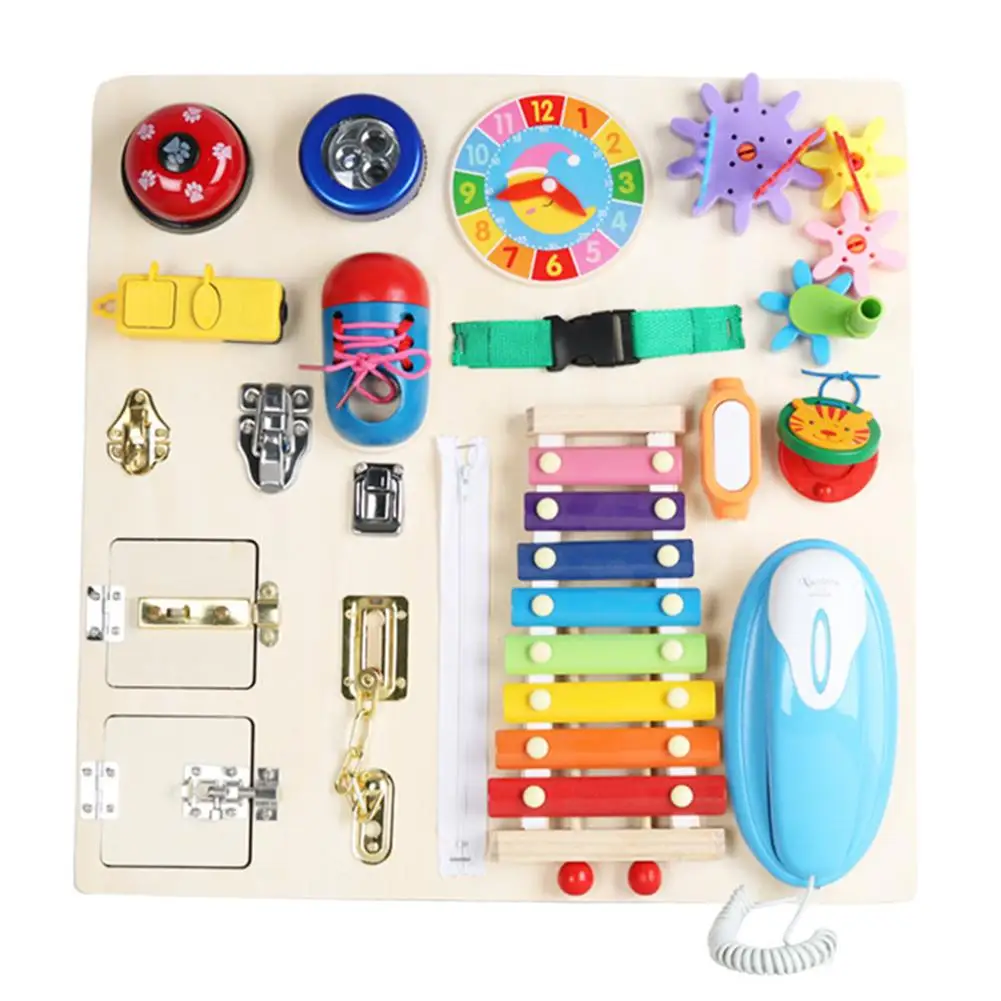 Wooden Children Montessori Teaching Aids Busy Board Shoelaces Unlocking Early Education Toy 45*1.2*45cm
Wooden Children Montessori Teaching Aids Busy Board Shoelaces Unlocking Early Education Toy 45*1.2*45cm