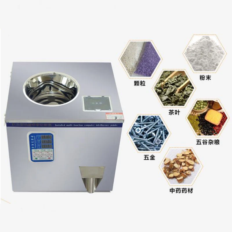 1-100G Granule Powder Filling Machine Automatic Weighing Machine Medlar Packaging Machine for Tea Bean Seed Particle
1-100G Granule Powder Filling Machine Automatic Weighing Machine Medlar Packaging Machine for Tea Bean Seed Particle