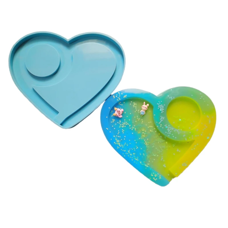N7MF Handmade Fruit Plate Silicone Mould Heart Shaped Tray Epoxy Resin Mold DIY Crafts Casting Tool 
N7MF Handmade Fruit Plate Silicone Mould Heart Shaped Tray Epoxy Resin Mold DIY Crafts Casting Tool