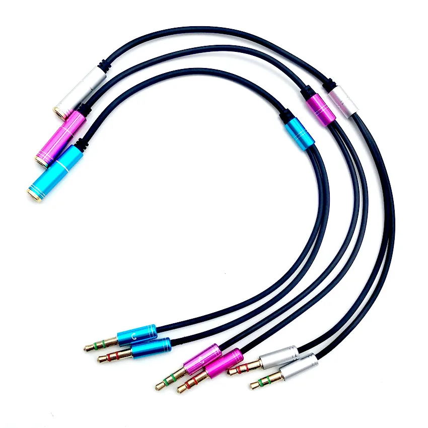 3.5mm Earphone Adapter Converter Cable Headphone+Mic Audio Splitter Aux Extension Cable Adapter Cord for Computer PC Microphone
3.5mm Earphone Adapter Converter Cable Headphone+Mic Audio Splitter Aux Extension Cable Adapter Cord for Computer PC Microphone