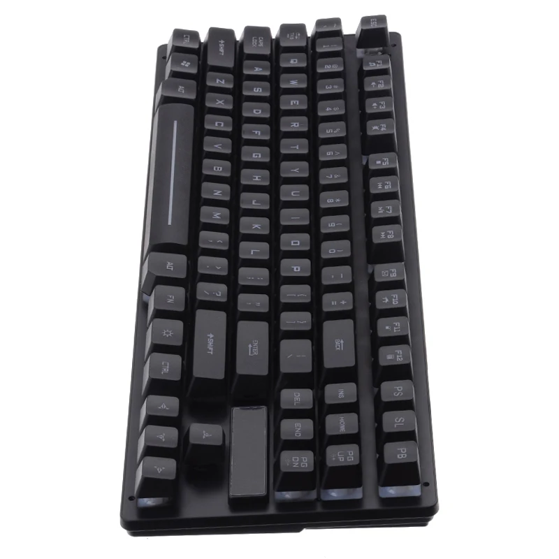 Gaming Mechanical Keyboard 87 Keys English Layout Gaming Keyboard LED Backlight Wired keyboard For Gamer PC Laptop
Gaming Mechanical Keyboard 87 Keys English Layout Gaming Keyboard LED Backlight Wired keyboard For Gamer PC Laptop