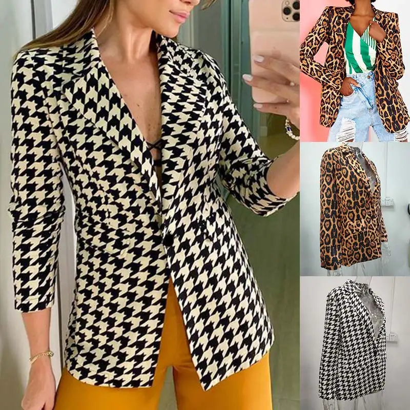 Women Fashion Long Sleeve Cardigan Casual Suit pocket Jacket Spring Female Top Autumn Professional Wear Korean Coat S-5XL 
Women Fashion Long Sleeve Cardigan Casual Suit pocket Jacket Spring Female Top Autumn Professional Wear Korean Coat S-5XL