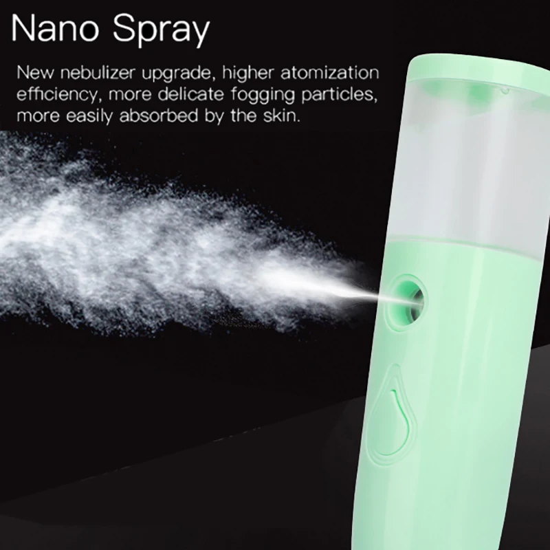 Portable USB Nano Mist Sprayer Facial Body Nebulizer Steamer Moisturizing Skin Care Tools 30ml Face Spray Beauty Instruments
Portable USB Nano Mist Sprayer Facial Body Nebulizer Steamer Moisturizing Skin Care Tools 30ml Face Spray Beauty Instruments
