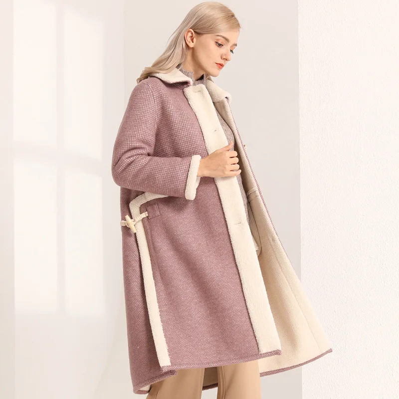 Winter Coat for Women Long Warm Cashmere Long-sleeved Cardigan Jacket Coat Elegant Fashion Female Student Trend Jacket
Winter Coat for Women Long Warm Cashmere Long-sleeved Cardigan Jacket Coat Elegant Fashion Female Student Trend Jacket