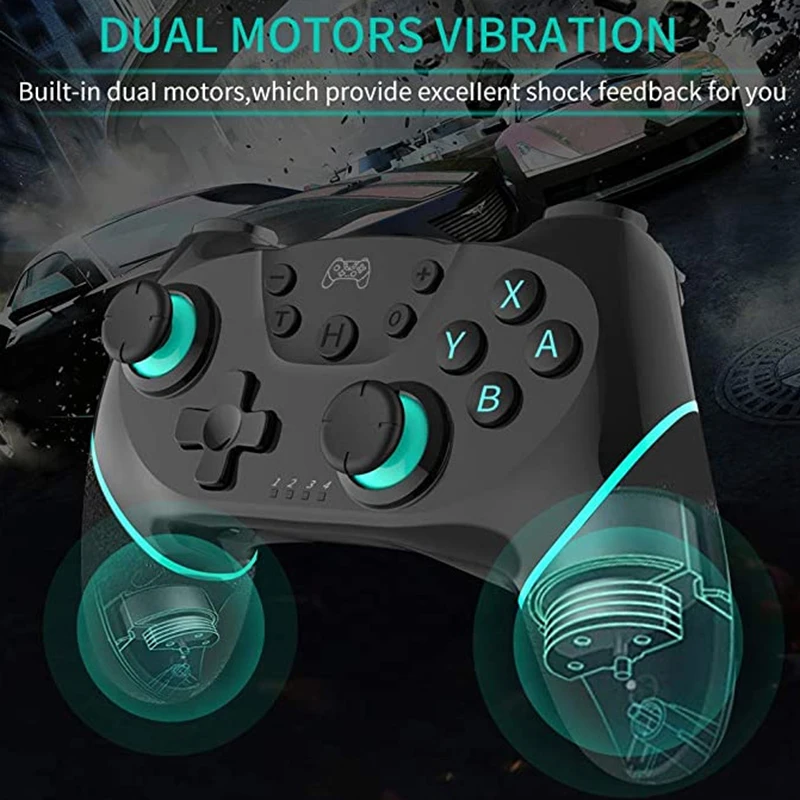 Bluetooth-compatible Wireless Controller For Nintendo Switch Pro Gamepad For N-Switch NS-Switch NS Switch Console Game Joystick
Bluetooth-compatible Wireless Controller For Nintendo Switch Pro Gamepad For N-Switch NS-Switch NS Switch Console Game Joystick