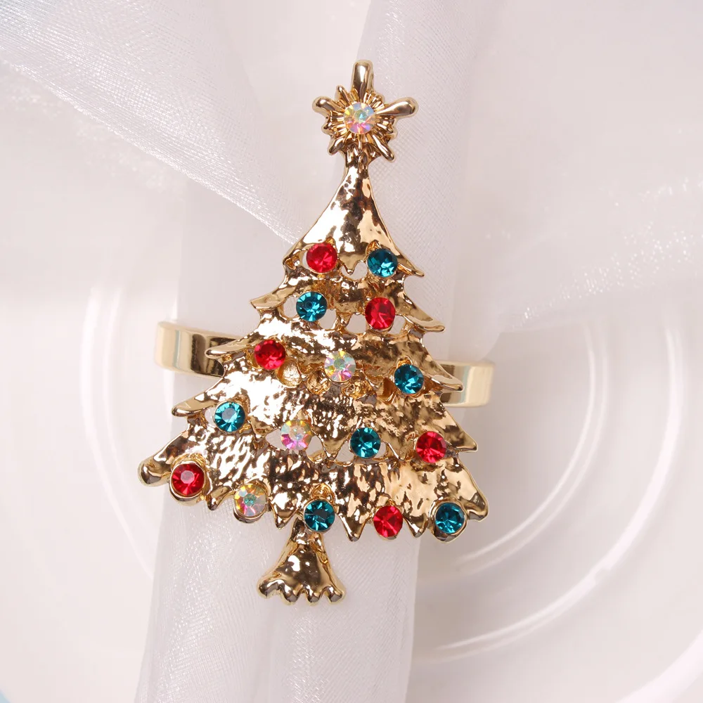 High-end Christmas Tree Napkin Ring Mouth Ring Hotel Sample Room Set Table Christmas Napkin Buckle Happy New Year Decoration
High-end Christmas Tree Napkin Ring Mouth Ring Hotel Sample Room Set Table Christmas Napkin Buckle Happy New Year Decoration