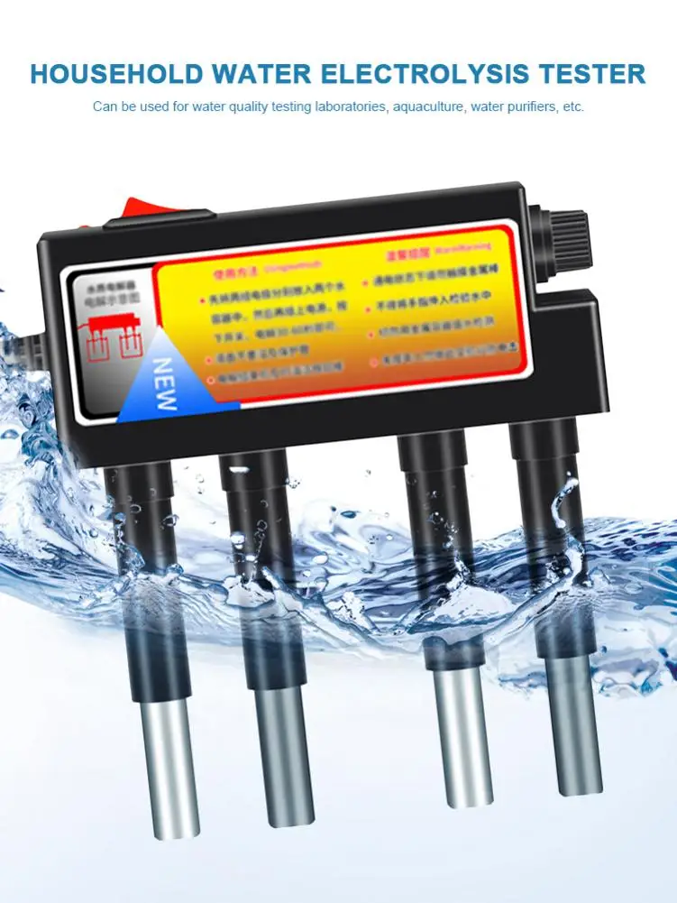 Premium Water Household Electrolyzer Test Electrolysis Water Tools Water Purity Level Meter PH Testing Tool Water Quality Tester
Premium Water Household Electrolyzer Test Electrolysis Water Tools Water Purity Level Meter PH Testing Tool Water Quality Tester