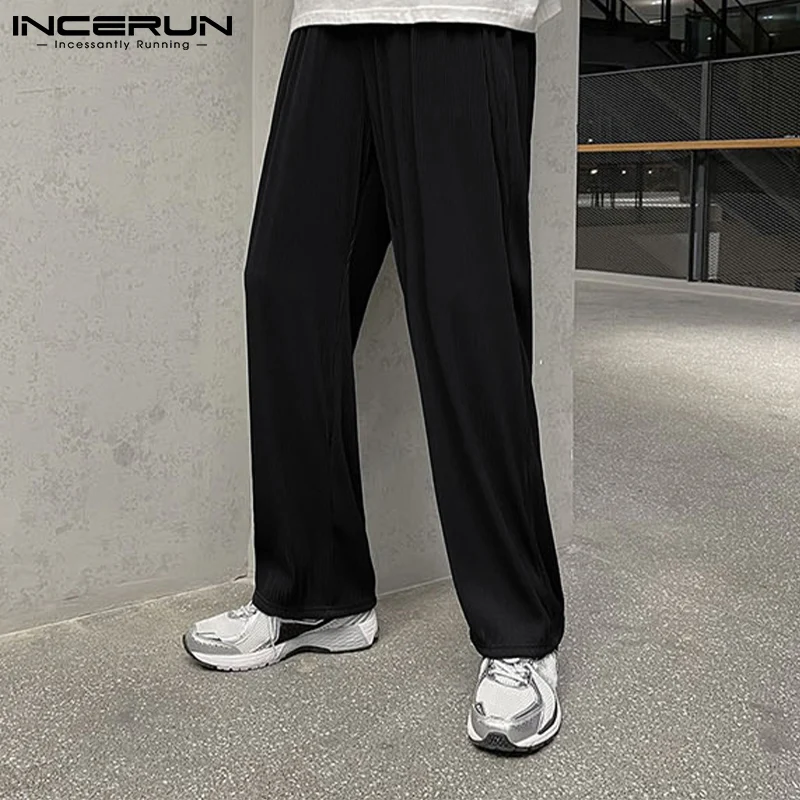 INCERUN Мужские штаны для бега, однотонные уличные брюки со складками, повседневные Прямые брюки 2022, дышащие мужские брюки
INCERUN Мужские штаны для бега, однотонные уличные брюки со складками, повседневные Прямые брюки 2022, дышащие мужские брюки