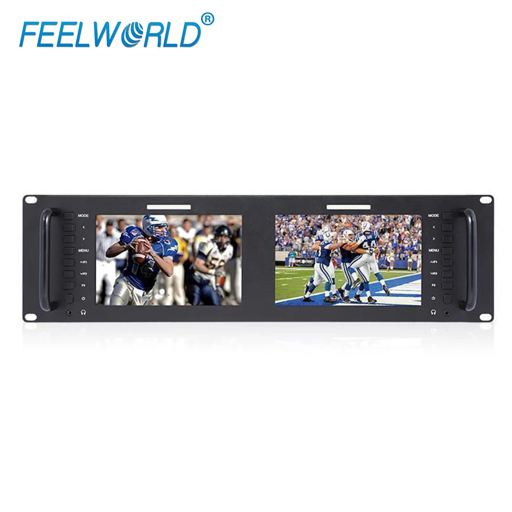 Двойной ЖК-монитор Feelworld D71 7 дюймов 3RU IPS 1280x800, для вещания в стойке, с входом 3G-SDI HDMI AV
Двойной ЖК-монитор Feelworld D71 7 дюймов 3RU IPS 1280x800, для вещания в стойке, с входом 3G-SDI HDMI AV