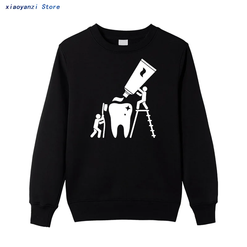 Модные классические мужские и женские свитшоты с круглым вырезом унисекс дизайн Мужская Новинка очистка дантиста пуловеры толстовки Повсе...
Модные классические мужские и женские свитшоты с круглым вырезом унисекс дизайн Мужская Новинка очистка дантиста пуловеры толстовки Повсе...