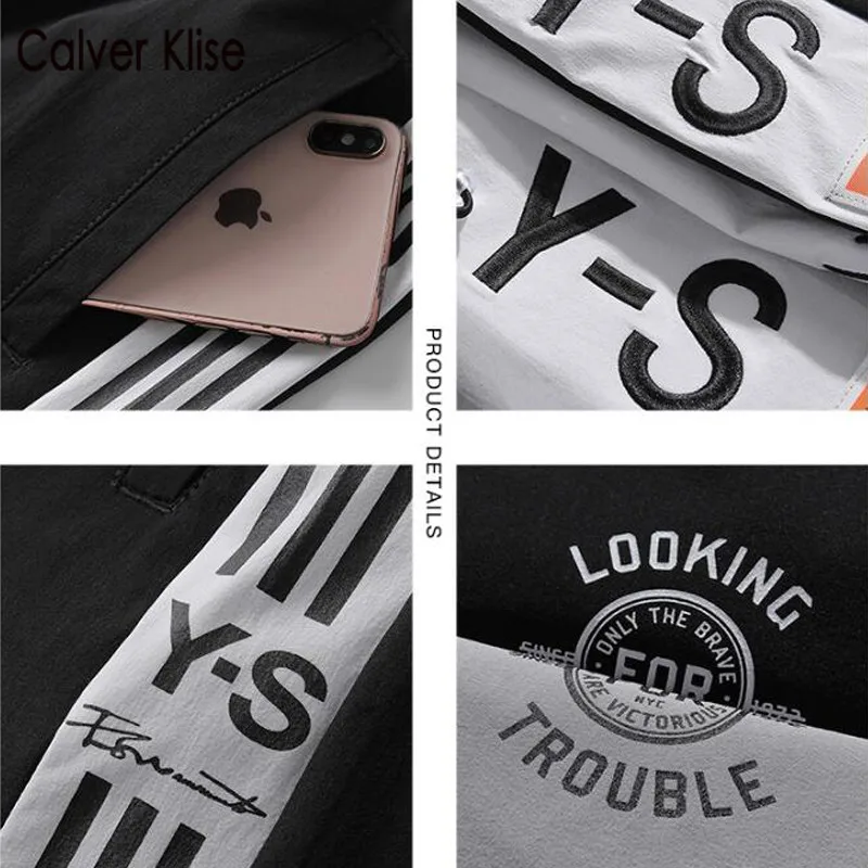 Calver Klise Japanese Side Striped Pocket Cargo Pants Patchwork Joggers Trousers Mens Hip Hop Harlan Streetwear Casual Weatpants
Calver Klise Japanese Side Striped Pocket Cargo Pants Patchwork Joggers Trousers Mens Hip Hop Harlan Streetwear Casual Weatpants