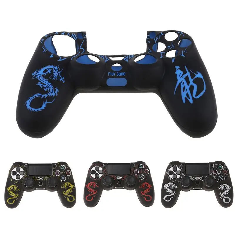 New Chinese Dragons Silicone Cover Protection Case for sony 4 PS4 Controller Skin
New Chinese Dragons Silicone Cover Protection Case for sony 4 PS4 Controller Skin