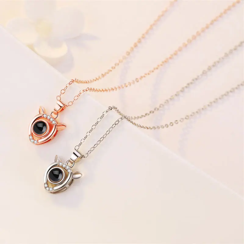 100 languages I love you projection pendant necklace rose gold fashion charm lady necklace lover confession jewelry gift
100 languages I love you projection pendant necklace rose gold fashion charm lady necklace lover confession jewelry gift