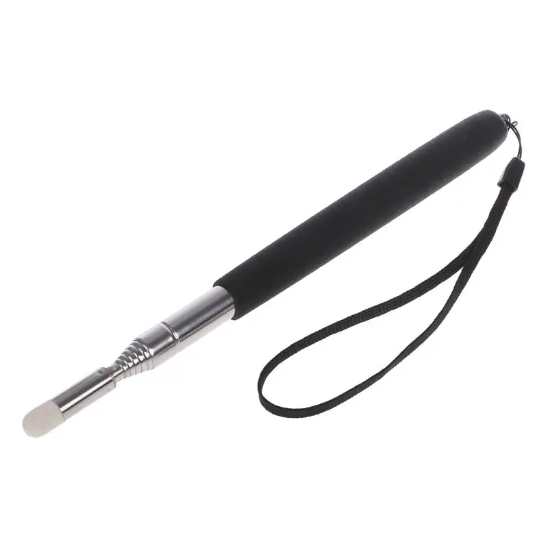 Professional Torch Whiteboard Pen Felt Head Stainless Steel Telescopic Teacher Pointer 1M
Professional Torch Whiteboard Pen Felt Head Stainless Steel Telescopic Teacher Pointer 1M