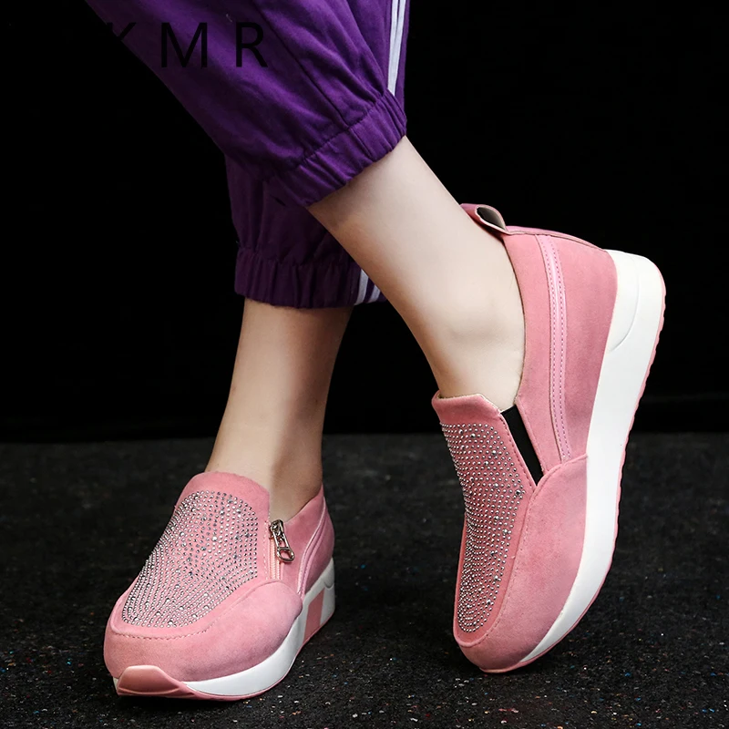 2021 New Women Crystal Sneakers Spring Autumn Casual Zipper Flat Shoes women Non-slip Breathable Outdoor Vulcanized Shoes woman
2021 New Women Crystal Sneakers Spring Autumn Casual Zipper Flat Shoes women Non-slip Breathable Outdoor Vulcanized Shoes woman