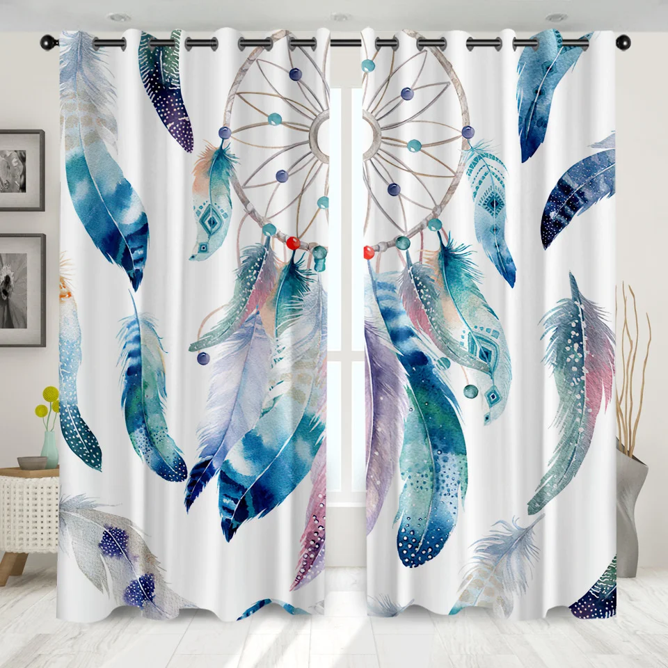 Bohemian Dream Catcher Windows Curtains Darkening for Living Room Bedroom Decorative Kitchen Curtains Dropshipping
Bohemian Dream Catcher Windows Curtains Darkening for Living Room Bedroom Decorative Kitchen Curtains Dropshipping
