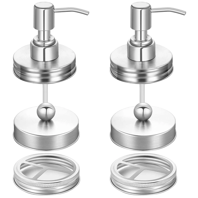 6 Pieces Mason Jar Bathroom Accessories Lids Set Mason Jar Soap Dispenser Lids Portable Mason Jar Toothbrush Holder Lids
6 Pieces Mason Jar Bathroom Accessories Lids Set Mason Jar Soap Dispenser Lids Portable Mason Jar Toothbrush Holder Lids