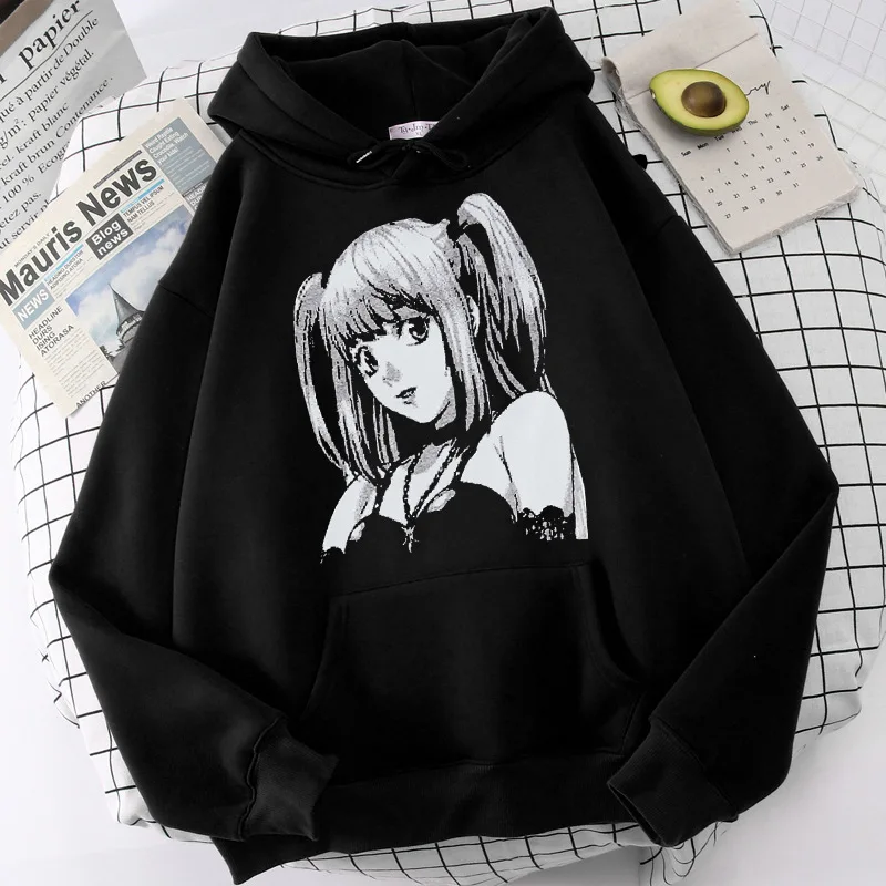 Anime Death Note Misa Cosplay Costumes Amane Imitation Hooded Tops Sweatshirt Uniform Outfit Long sleeve Misa Loose Pullover
Anime Death Note Misa Cosplay Costumes Amane Imitation Hooded Tops Sweatshirt Uniform Outfit Long sleeve Misa Loose Pullover