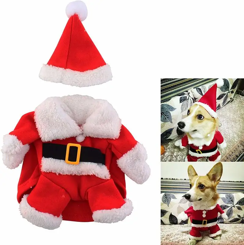 Hot Funny Christmas Clothes Warm Pet Dog Cat Clothes Puppy Santa Red Scarf Hat Deer Head Cute Dogs Cloak Cats Costume Home Decor
Hot Funny Christmas Clothes Warm Pet Dog Cat Clothes Puppy Santa Red Scarf Hat Deer Head Cute Dogs Cloak Cats Costume Home Decor